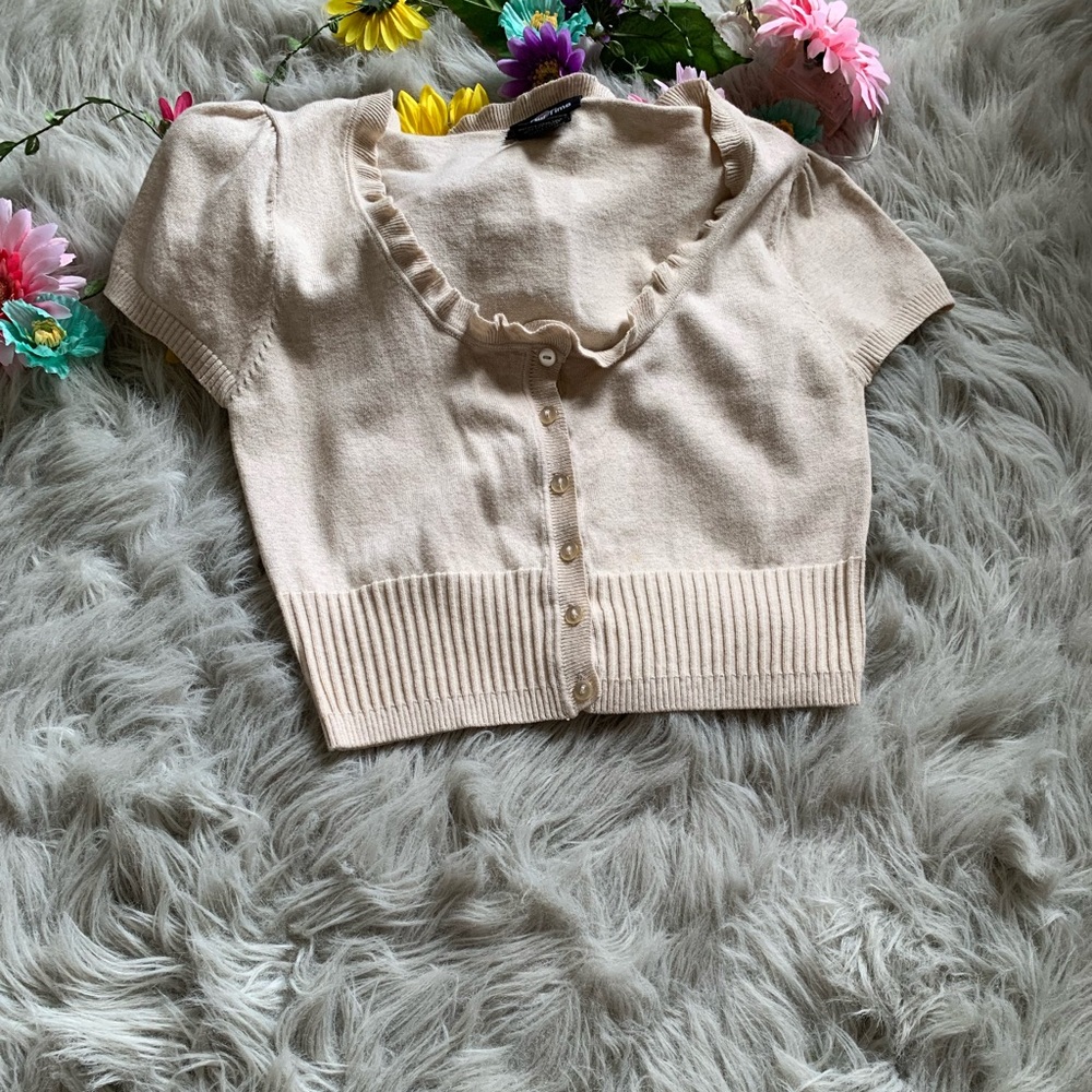 It's Our Time Ivory Knit Top